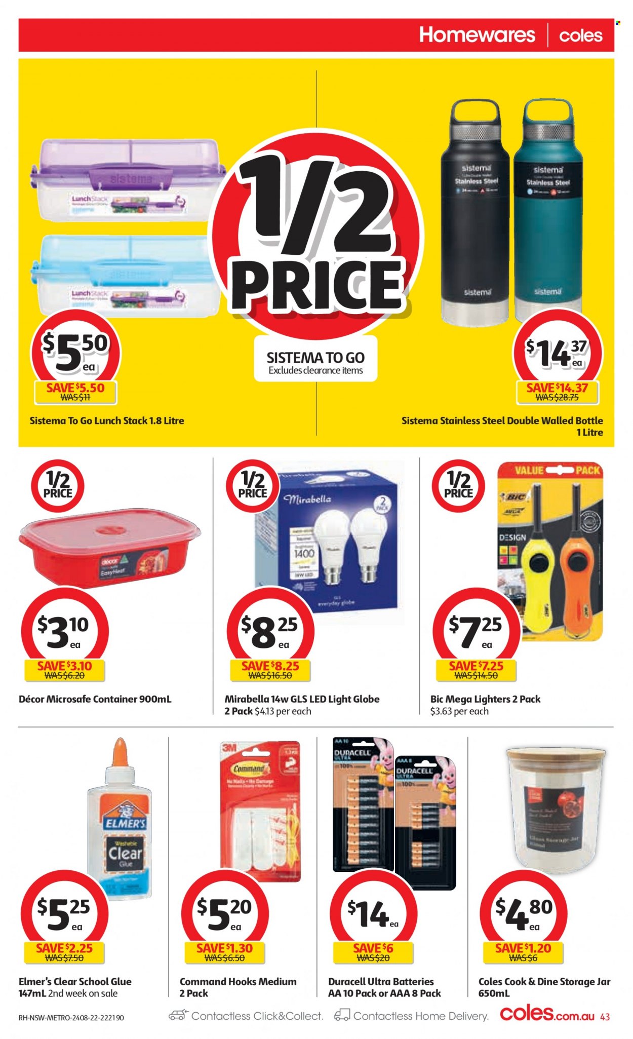 Coles catalogue - 24 Aug 2022 - 30 Aug 2022. Page 43