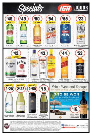 IGA LIQUOR Catalogue - 24 Aug 2022 - 30 Aug 2022.