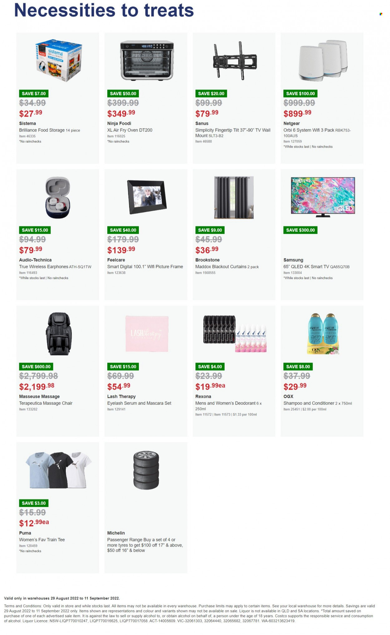 Costco catalogue - 29 Aug 2022 - 11 Sep 2022. Page 4