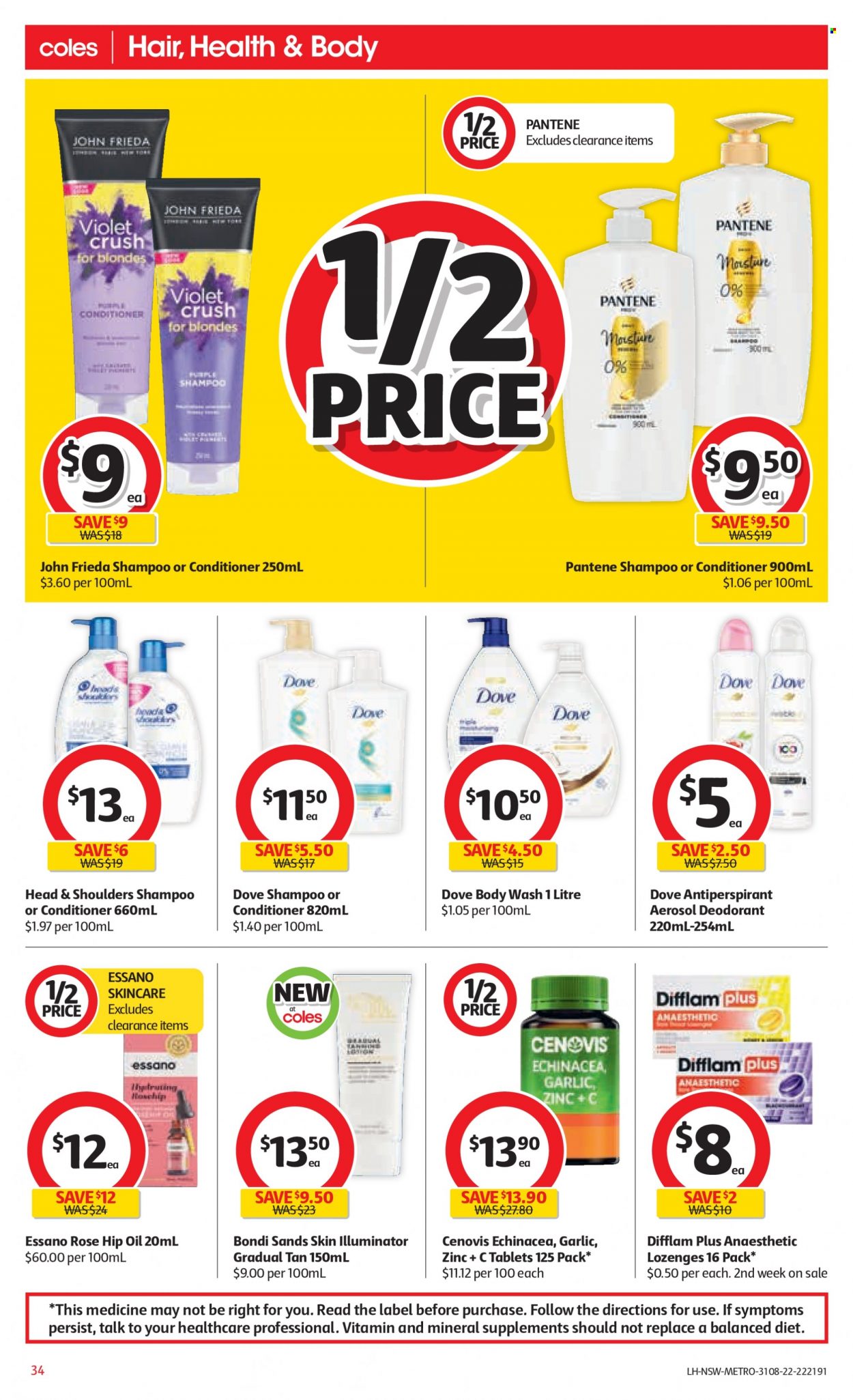 Coles catalogue - 31 Aug 2022 - 6 Sep 2022. Page 34