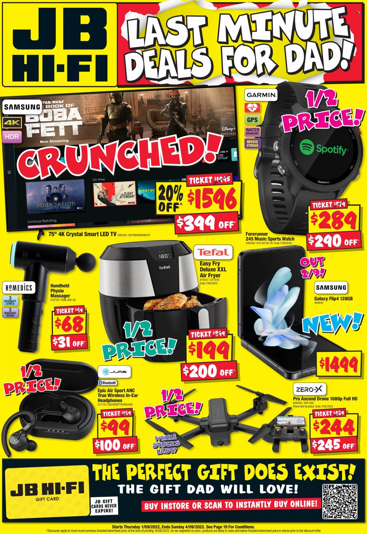 JB Hi-Fi catalogue - 1 Sep 2022 - 4 Sep 2022. Page 1