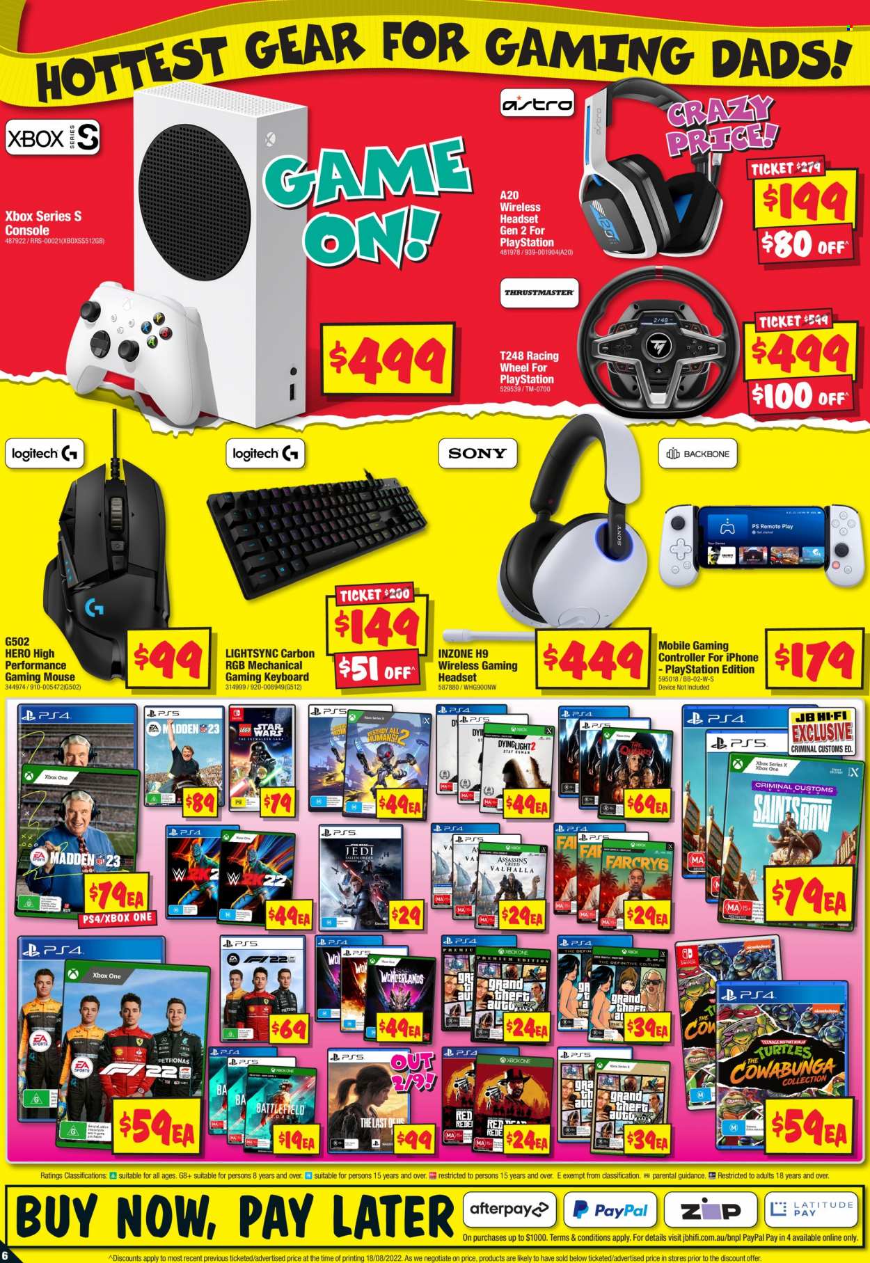 JB Hi-Fi catalogue - 1 Sep 2022 - 4 Sep 2022. Page 6