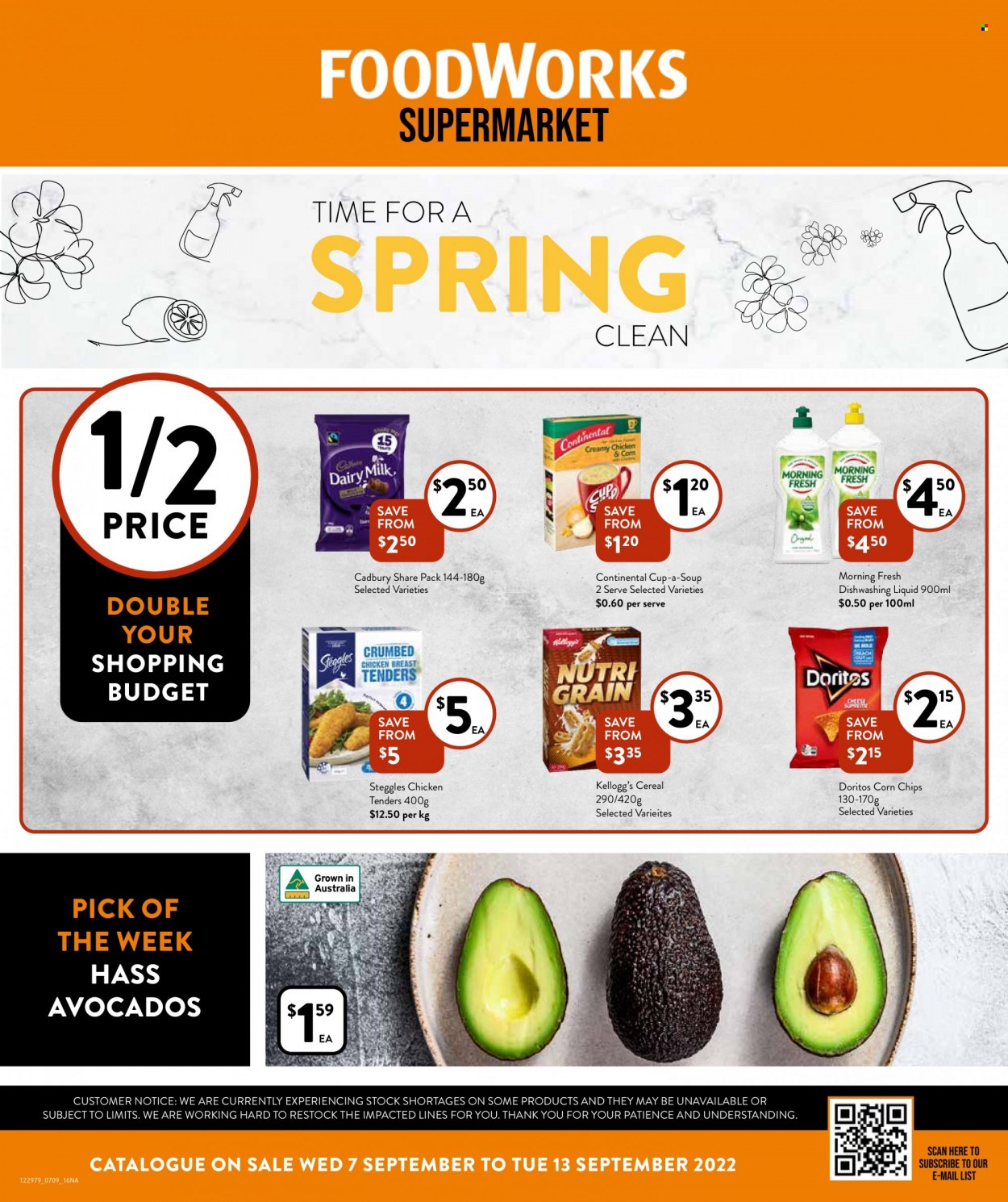 Foodworks catalogue - 7 Sep 2022 - 13 Sep 2022. Page 1