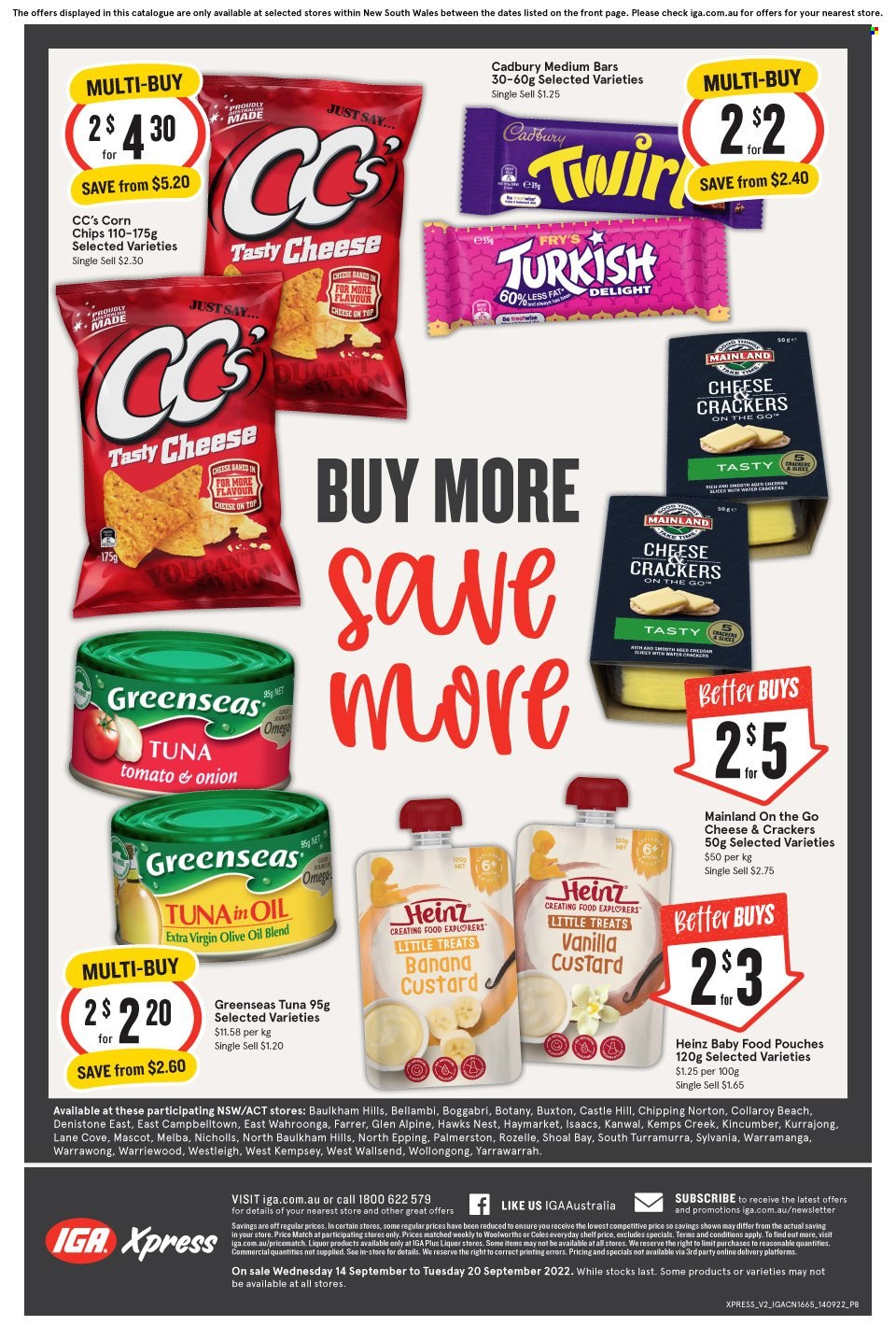 IGA Xpress catalogue - 14 Sep 2022 - 20 Sep 2022. Page 2