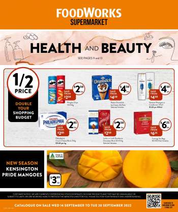 Foodworks Catalogue - 14 Sep 2022 - 20 Sep 2022.