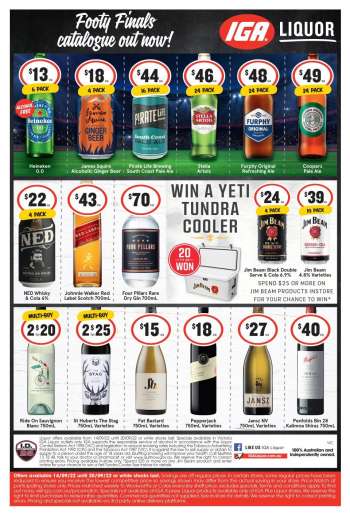 IGA LIQUOR Catalogue - 14 Sep 2022 - 20 Sep 2022.