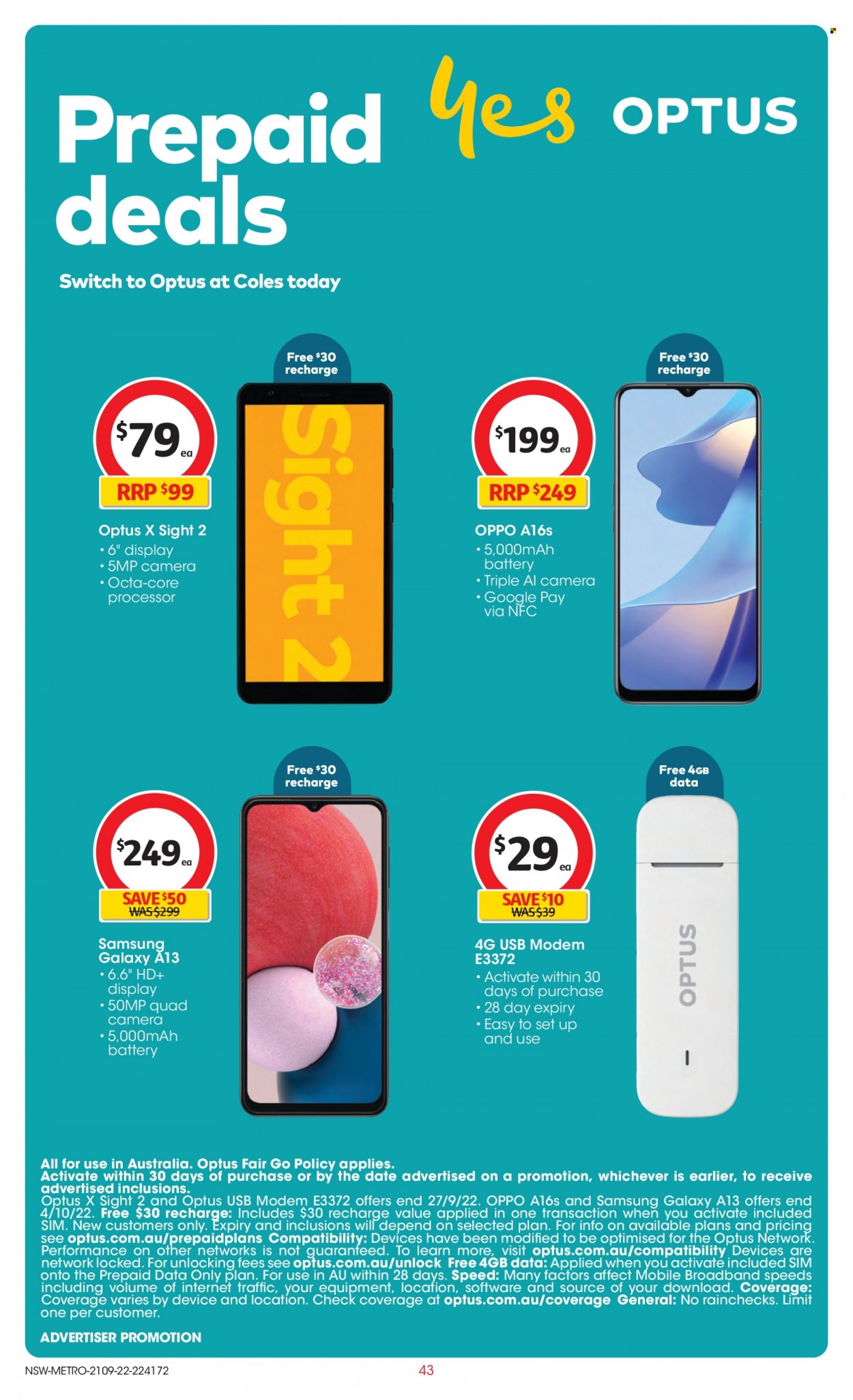 Coles catalogue - 21 Sep 2022 - 27 Sep 2022. Page 43
