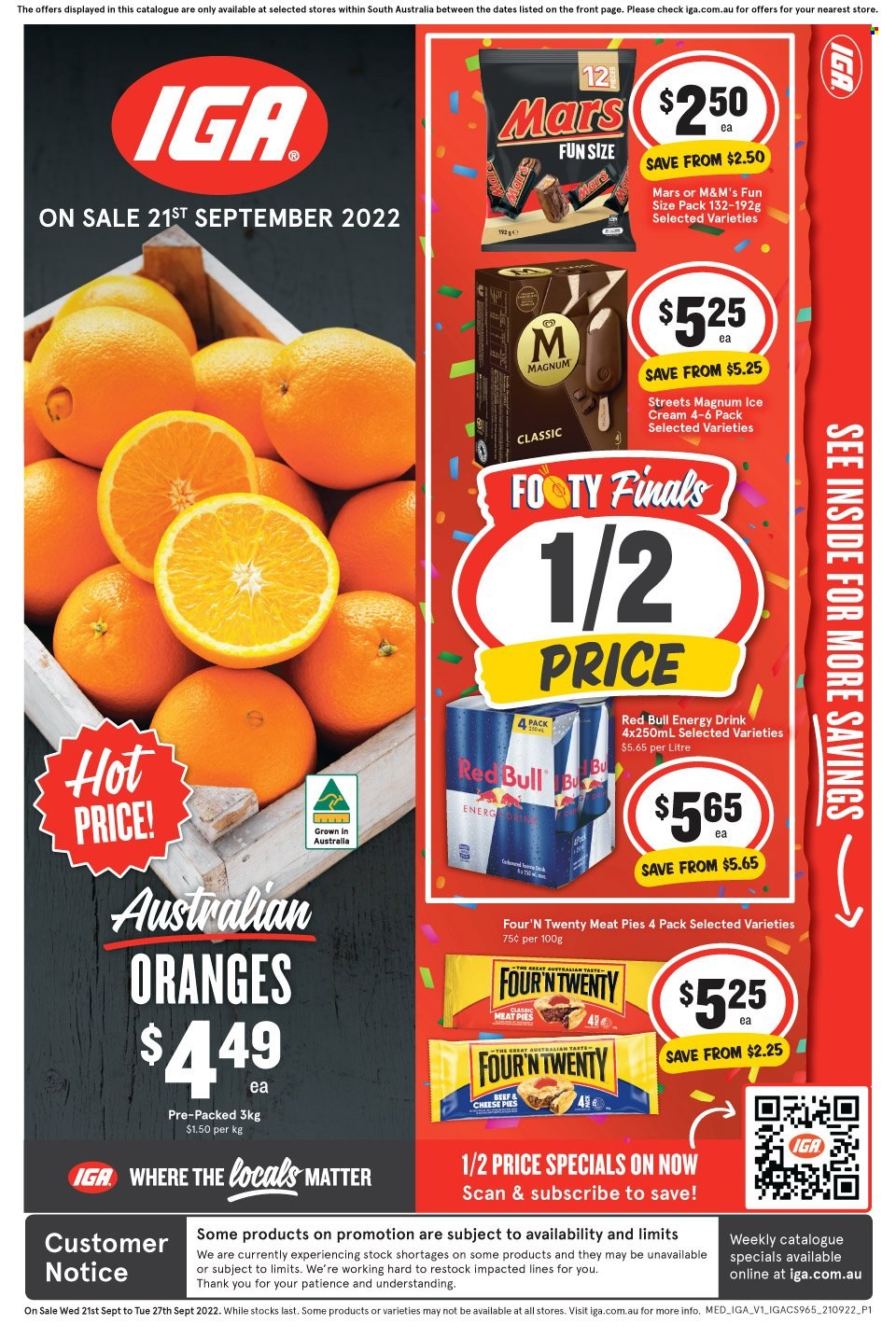 IGA catalogue - 21 Sep 2022 - 27 Sep 2022. Page 1