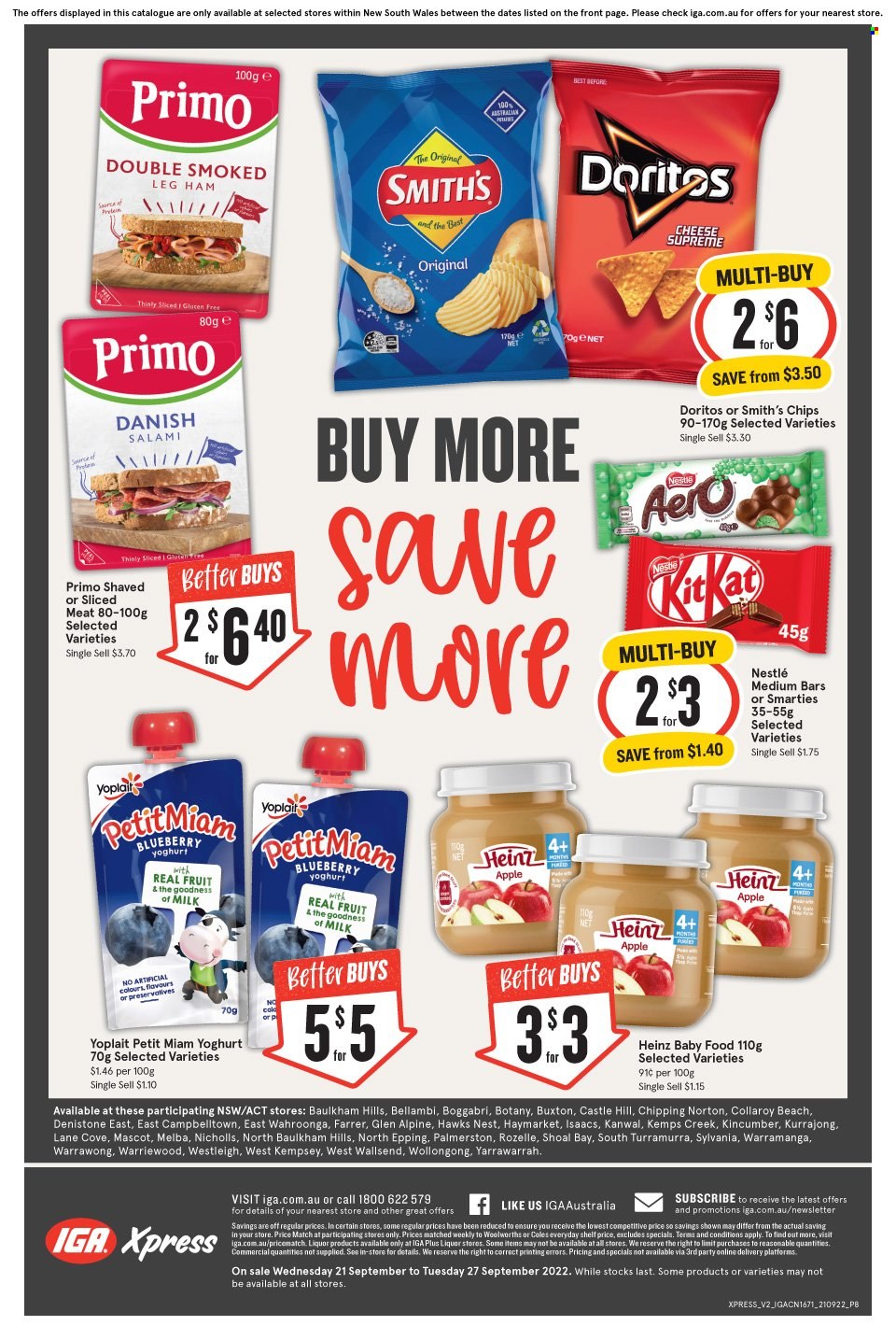 IGA Xpress catalogue - 21 Sep 2022 - 27 Sep 2022. Page 2