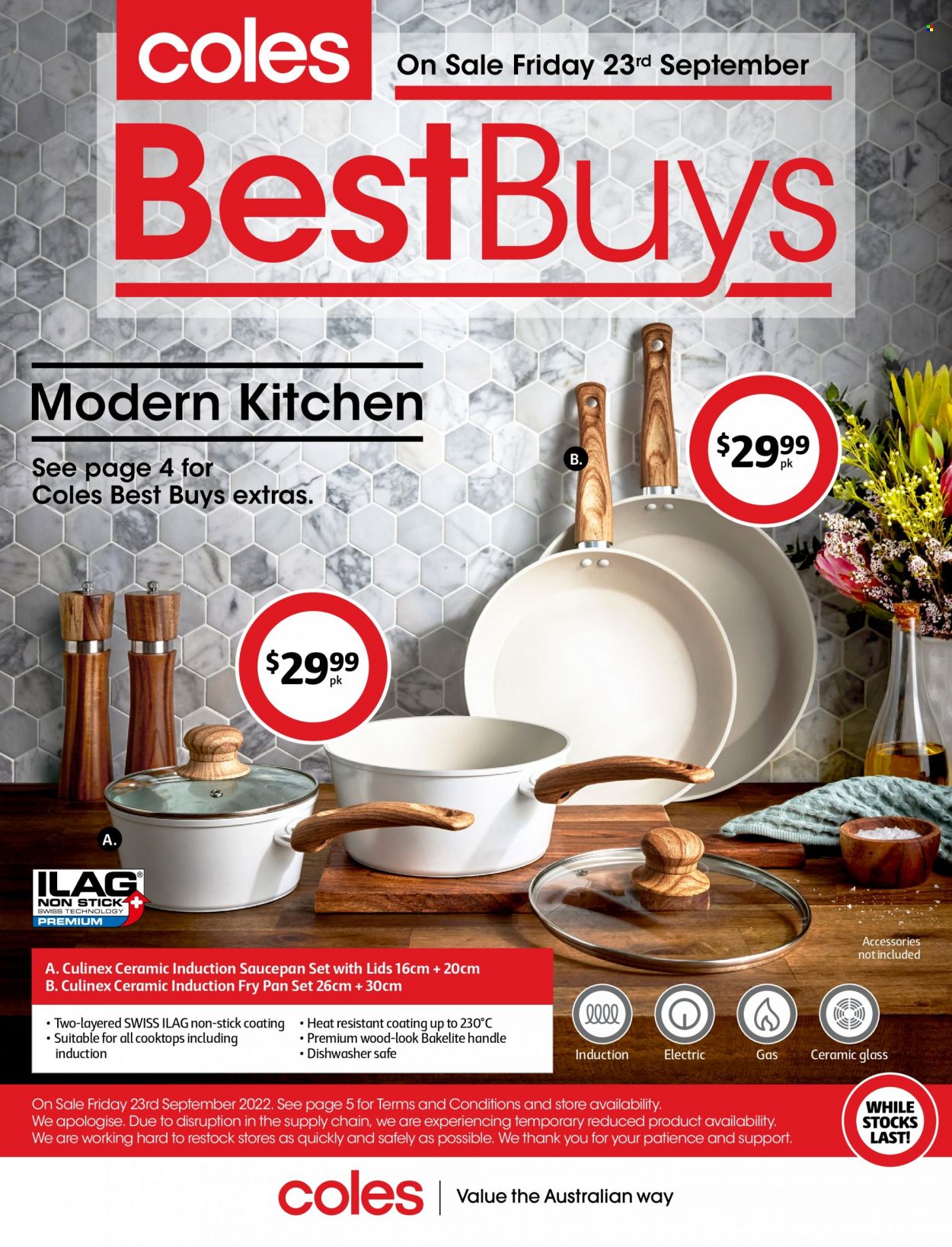 Coles catalogue - 23 Sep 2022 - 29 Sep 2022. Page 1