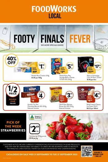 Foodworks Catalogue - 21 Sep 2022 - 27 Sep 2022.