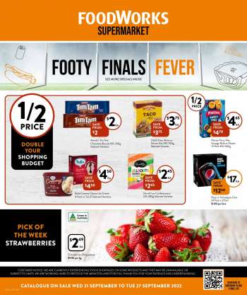 Foodworks Catalogue - 21 Sep 2022 - 27 Sep 2022.