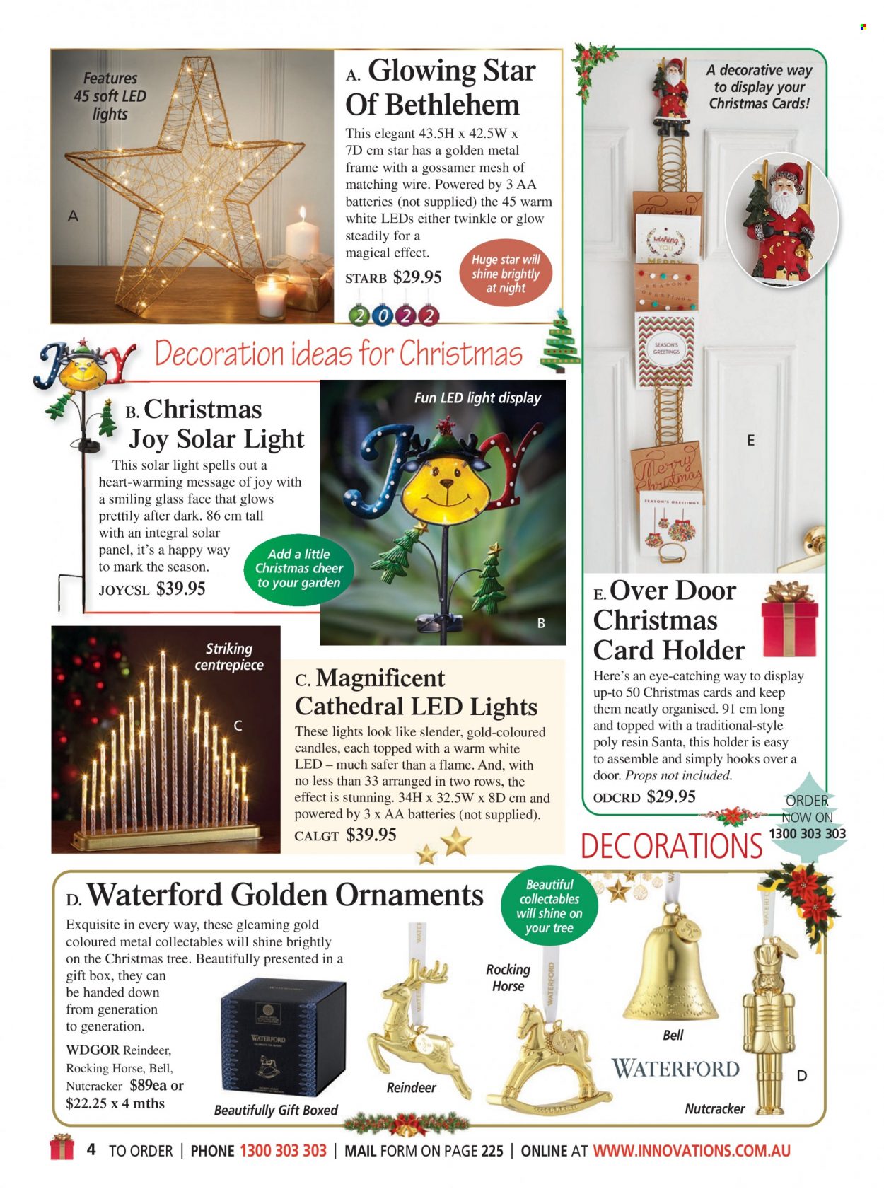 thumbnail - Innovations Catalogue - Sales products - hook, gift box, candle, LED light, solar light. Page 4.