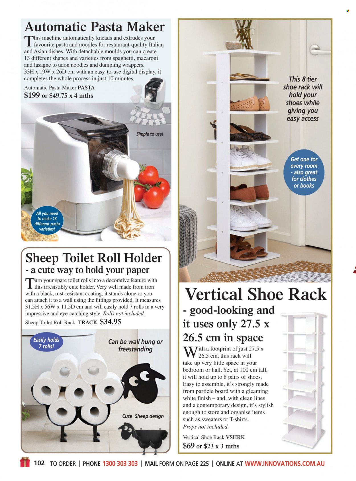 thumbnail - Innovations Catalogue - Sales products - toilet roll holder, paper, book, t-shirt. Page 102.