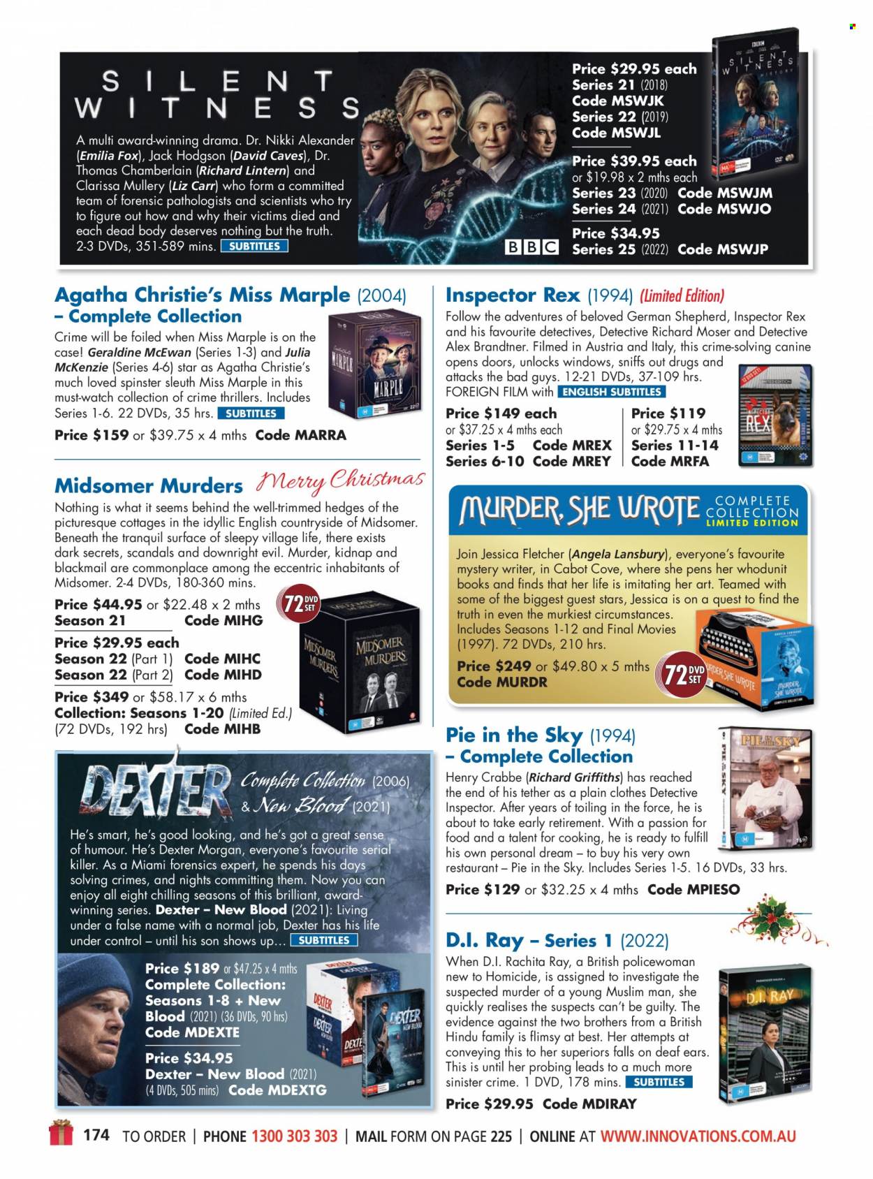 thumbnail - Innovations Catalogue - Sales products - Rex, DVD, book, watch. Page 174.