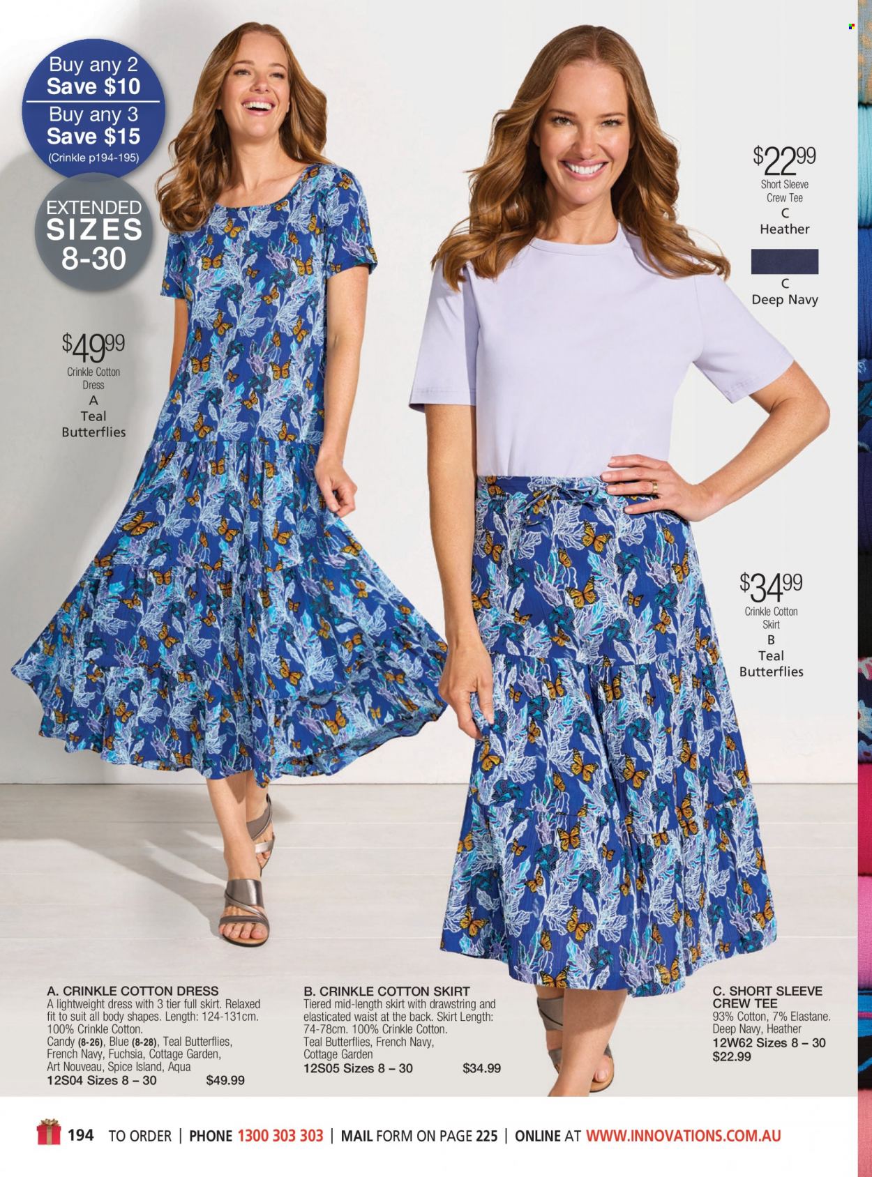 thumbnail - Innovations Catalogue - Sales products - dress, skirt, t-shirt. Page 194.