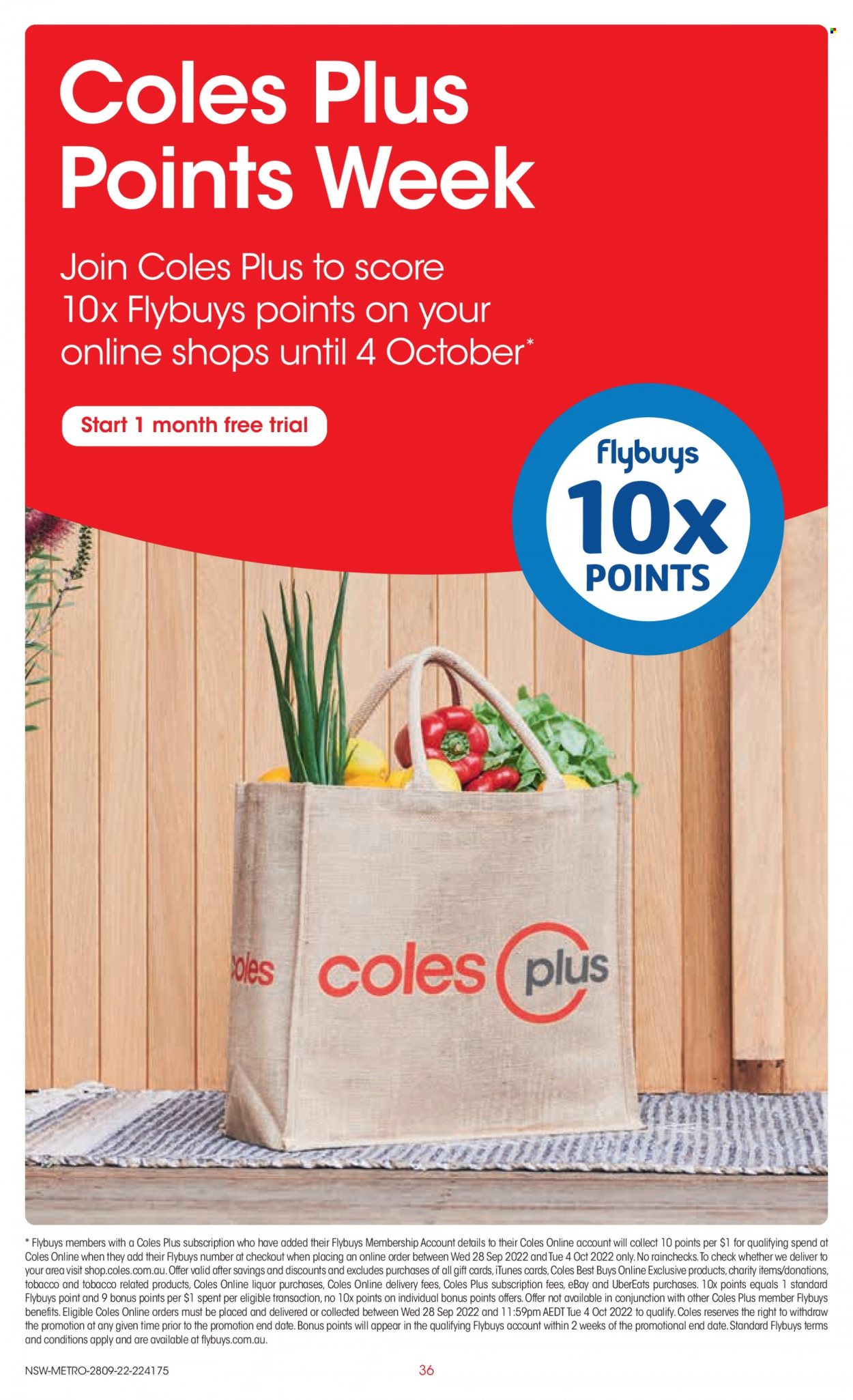 Coles catalogue - 28 Sep 2022 - 4 Oct 2022. Page 36