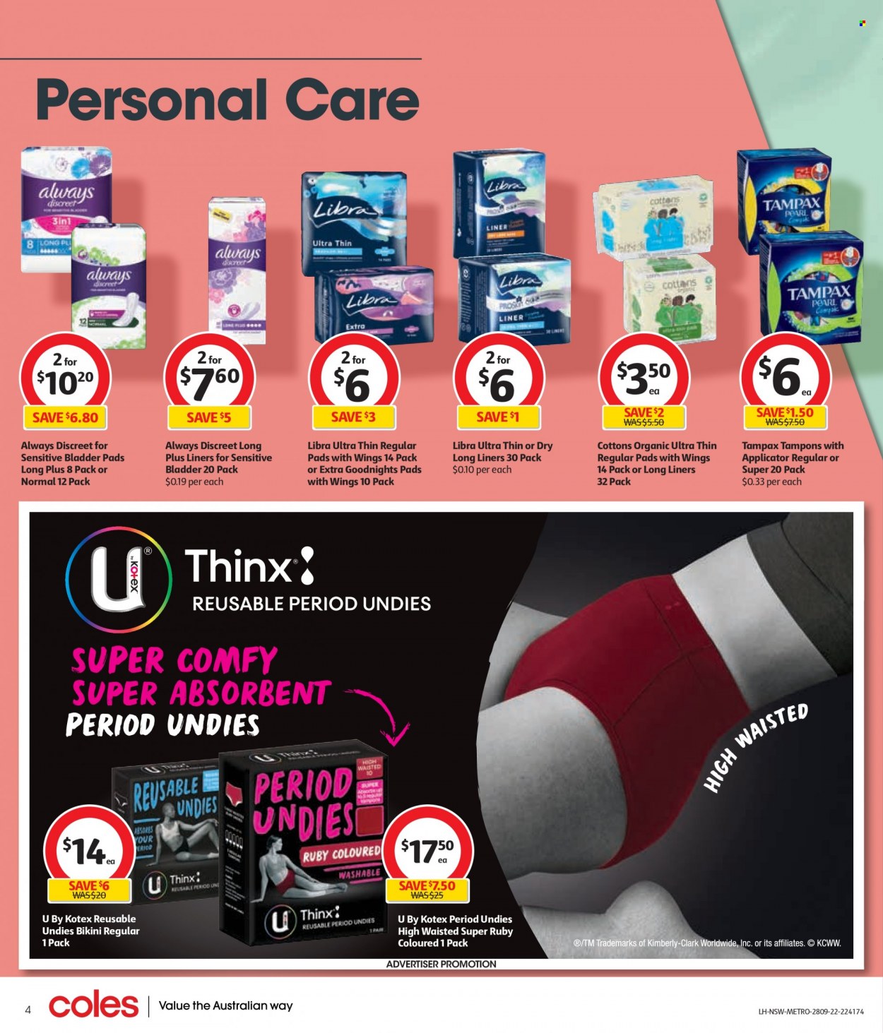 Coles catalogue - 28 Sep 2022 - 4 Oct 2022. Page 4