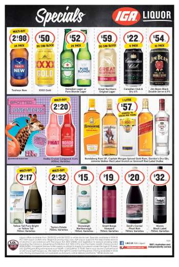IGA LIQUOR Catalogue - 28 Sep 2022 - 4 Oct 2022.