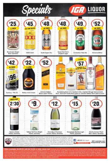 IGA LIQUOR Catalogue - 28 Sep 2022 - 4 Oct 2022.