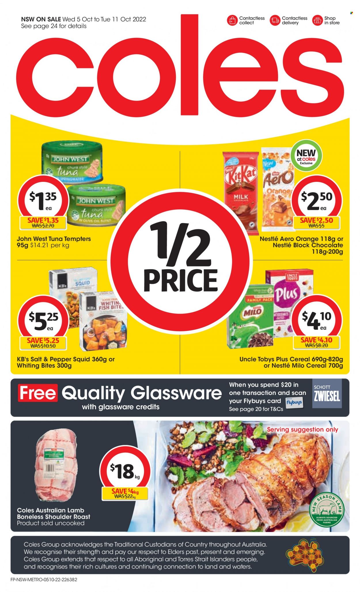 Coles catalogue - 5 Oct 2022 - 11 Oct 2022. Page 1