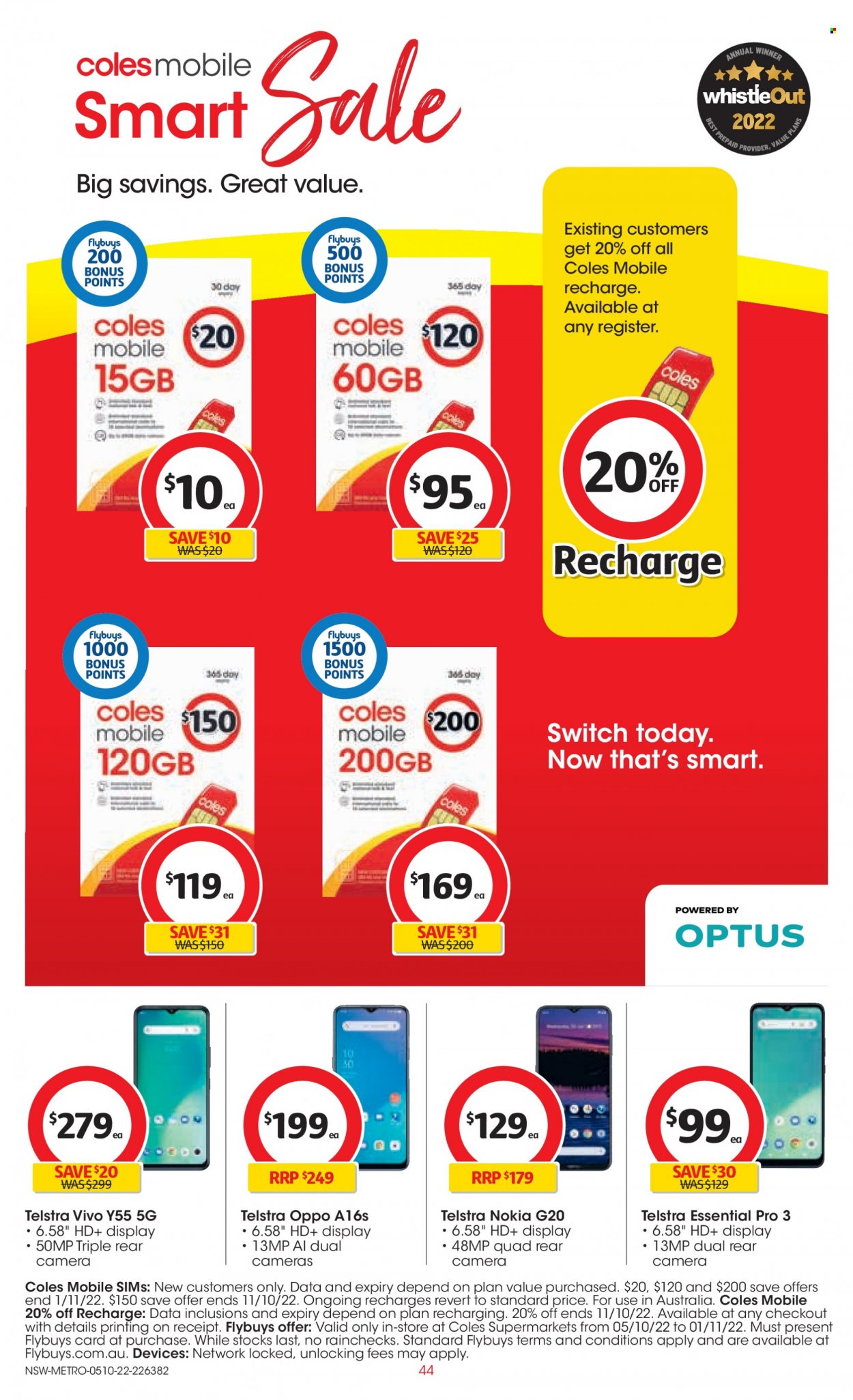 Coles catalogue - 5 Oct 2022 - 11 Oct 2022. Page 44