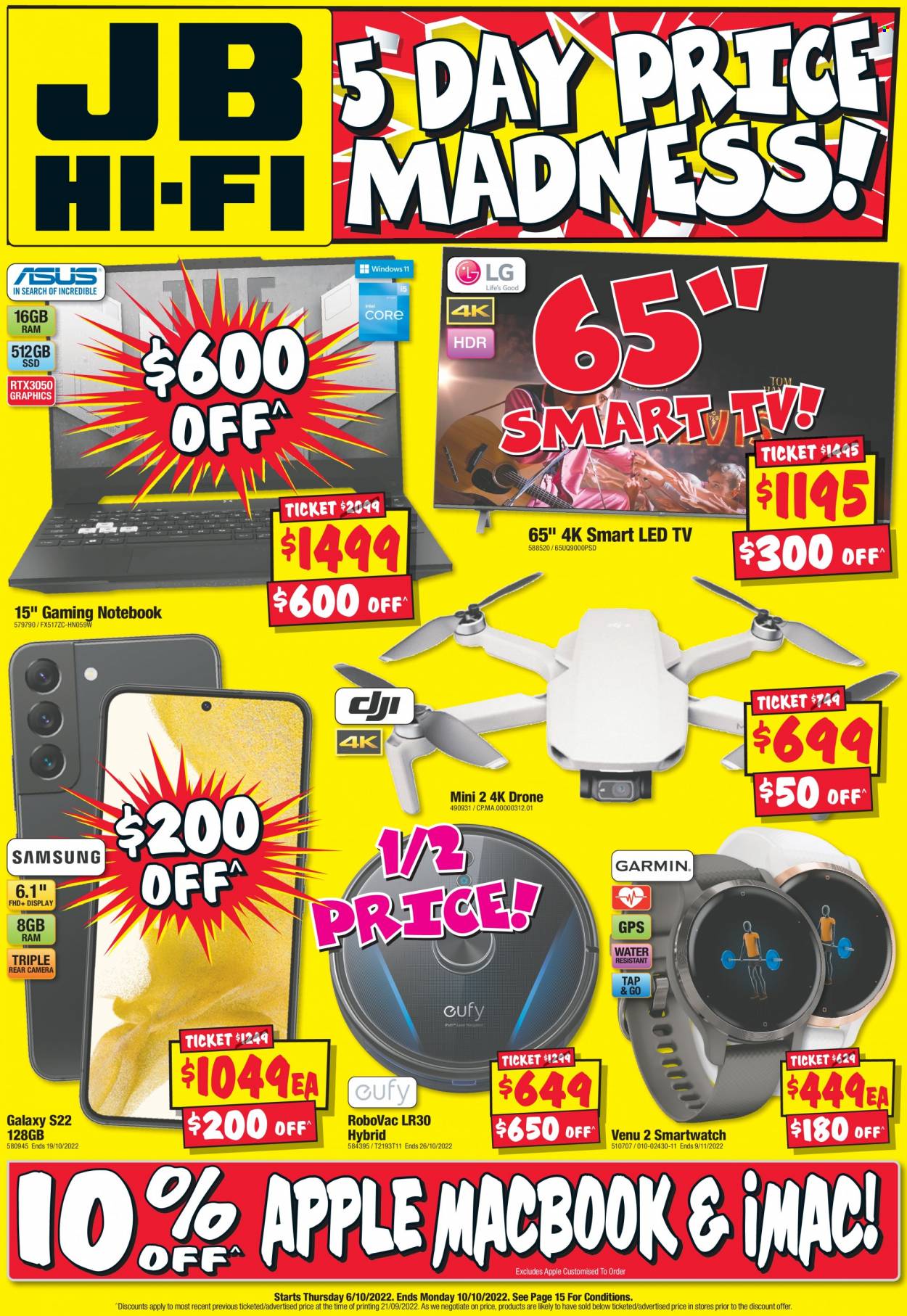 JB Hi-Fi catalogue - 6 Oct 2022 - 10 Oct 2022. Page 1
