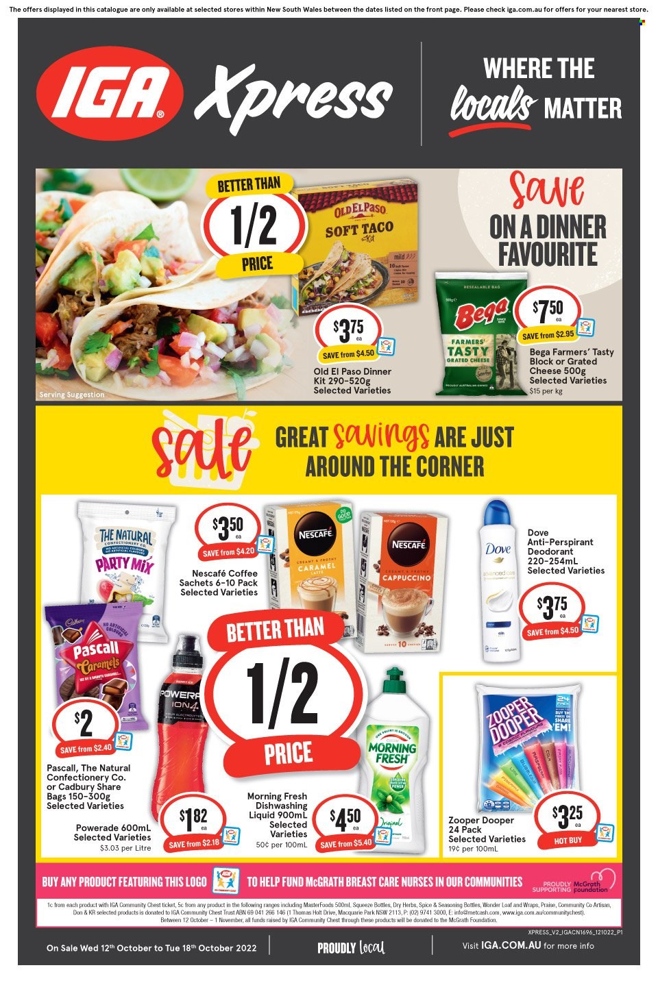 IGA Xpress catalogue - 12 Oct 2022 - 18 Oct 2022. Page 1