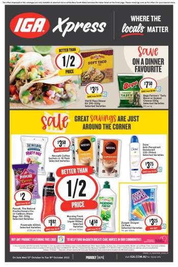 IGA Xpress Catalogue - 12 Oct 2022 - 18 Oct 2022.