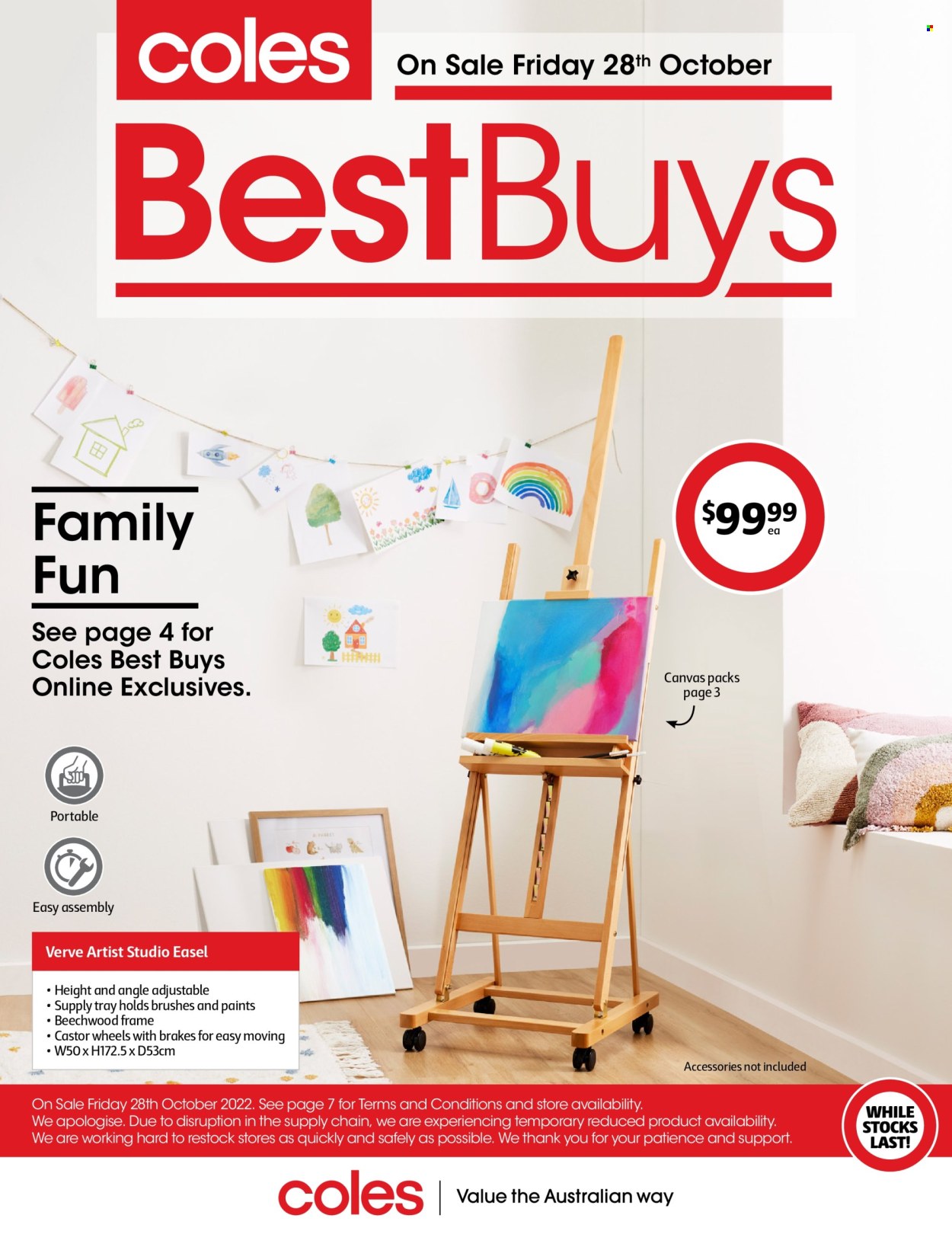 Coles catalogue - 28 Oct 2022 - 3 Nov 2022. Page 1