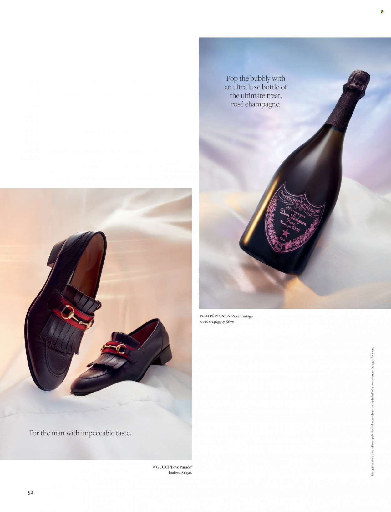 thumbnail - David Jones Catalogue - 31 Oct 2022 - 24 Dec 2022 - Sales products - champagne, wine, alcohol, rosé wine. Page 52.