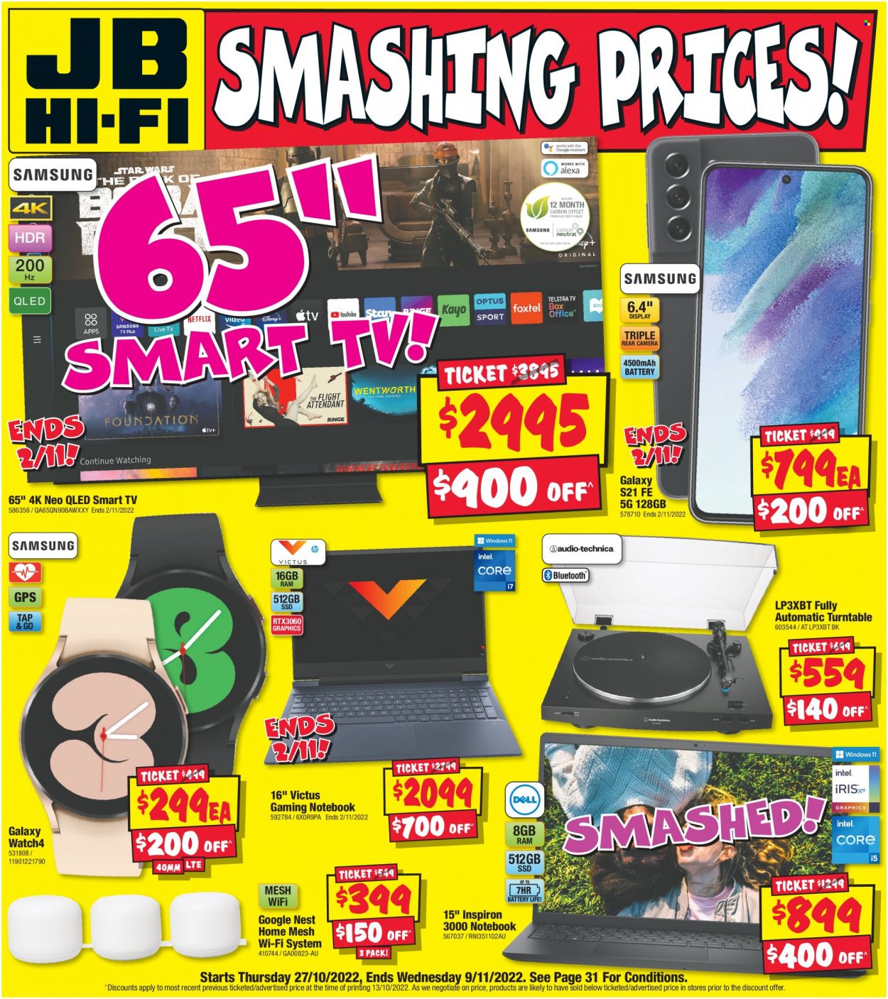 JB Hi-Fi catalogue - 27 Oct 2022 - 9 Nov 2022. Page 1
