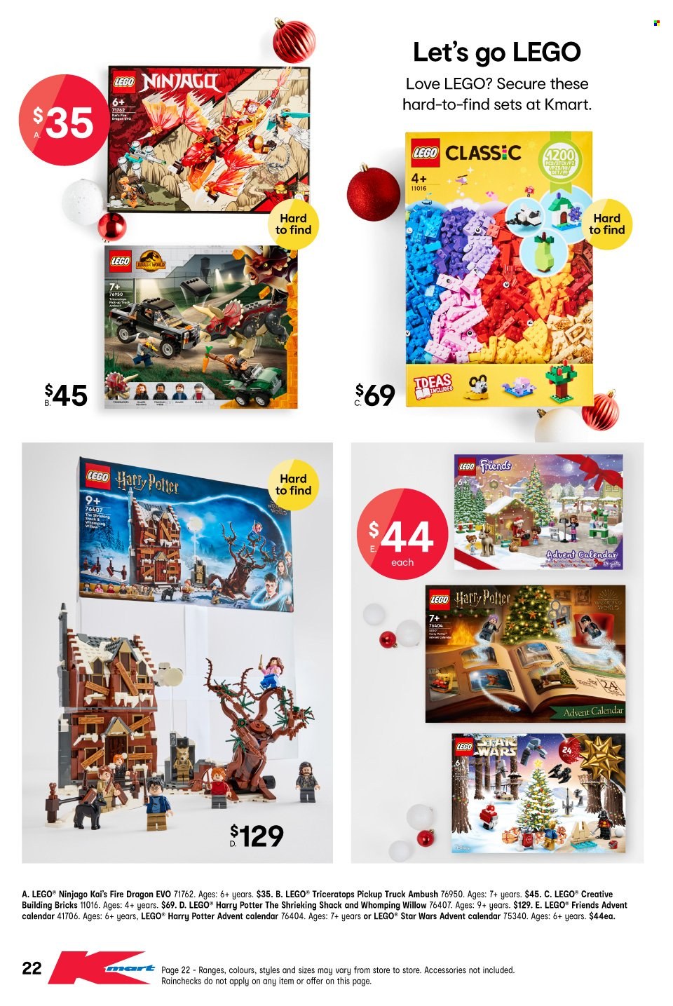 Kmart catalogue - 27 Oct 2022 - 16 Nov 2022. Page 22
