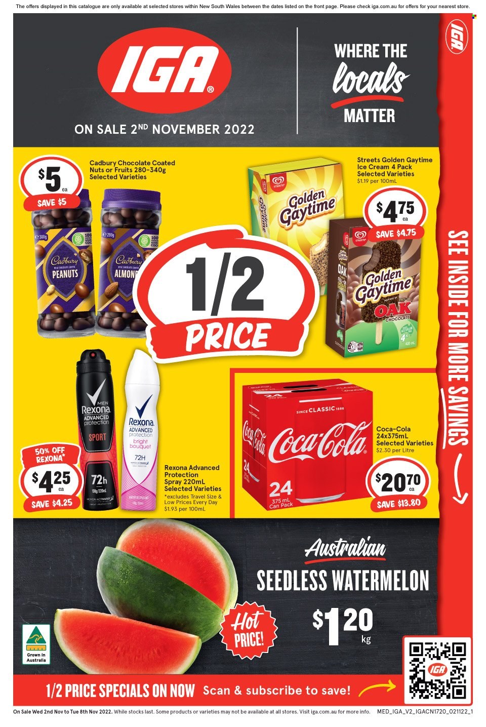IGA catalogue - 2 Nov 2022 - 8 Nov 2022. Page 1