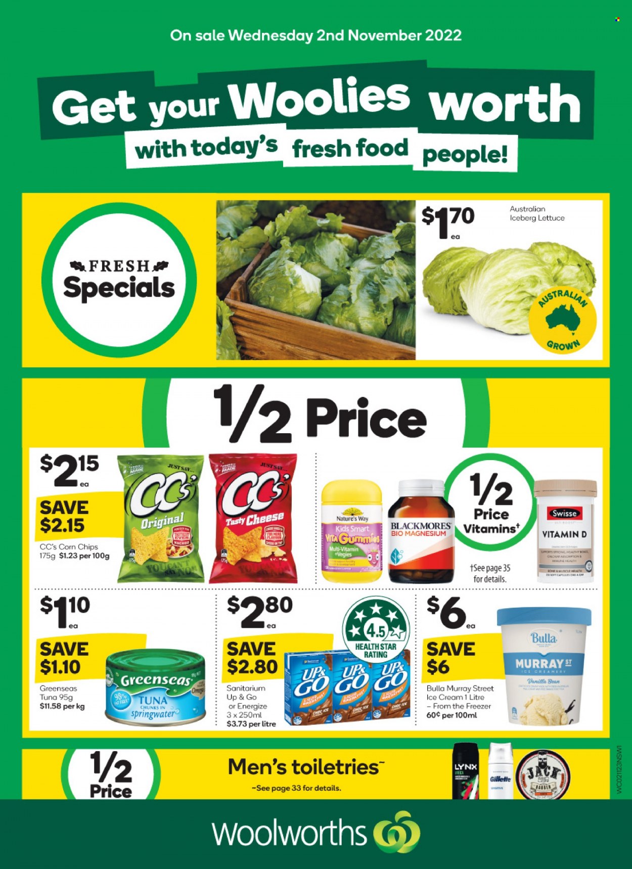 Woolworths catalogue - 2 Nov 2022 - 8 Nov 2022. Page 1