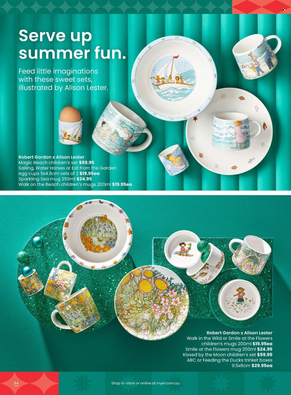 thumbnail - Myer Catalogue - Sales products - mug, cup. Page 54.