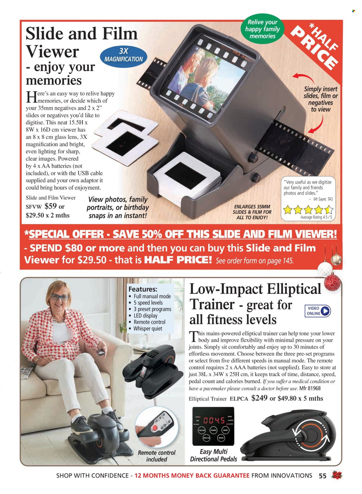 thumbnail - Innovations Catalogue - Sales products - Sharp, remote control, lighting. Page 55.