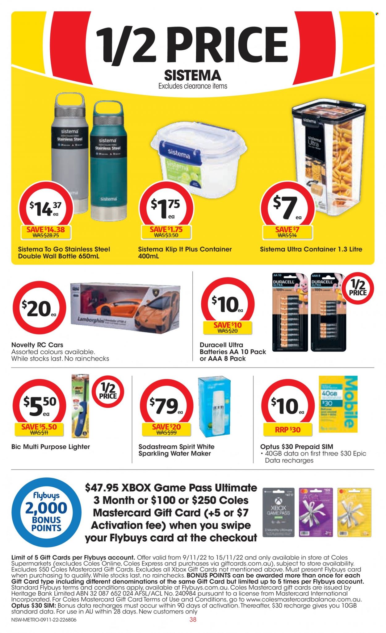 Coles catalogue - 9 Nov 2022 - 15 Nov 2022. Page 38