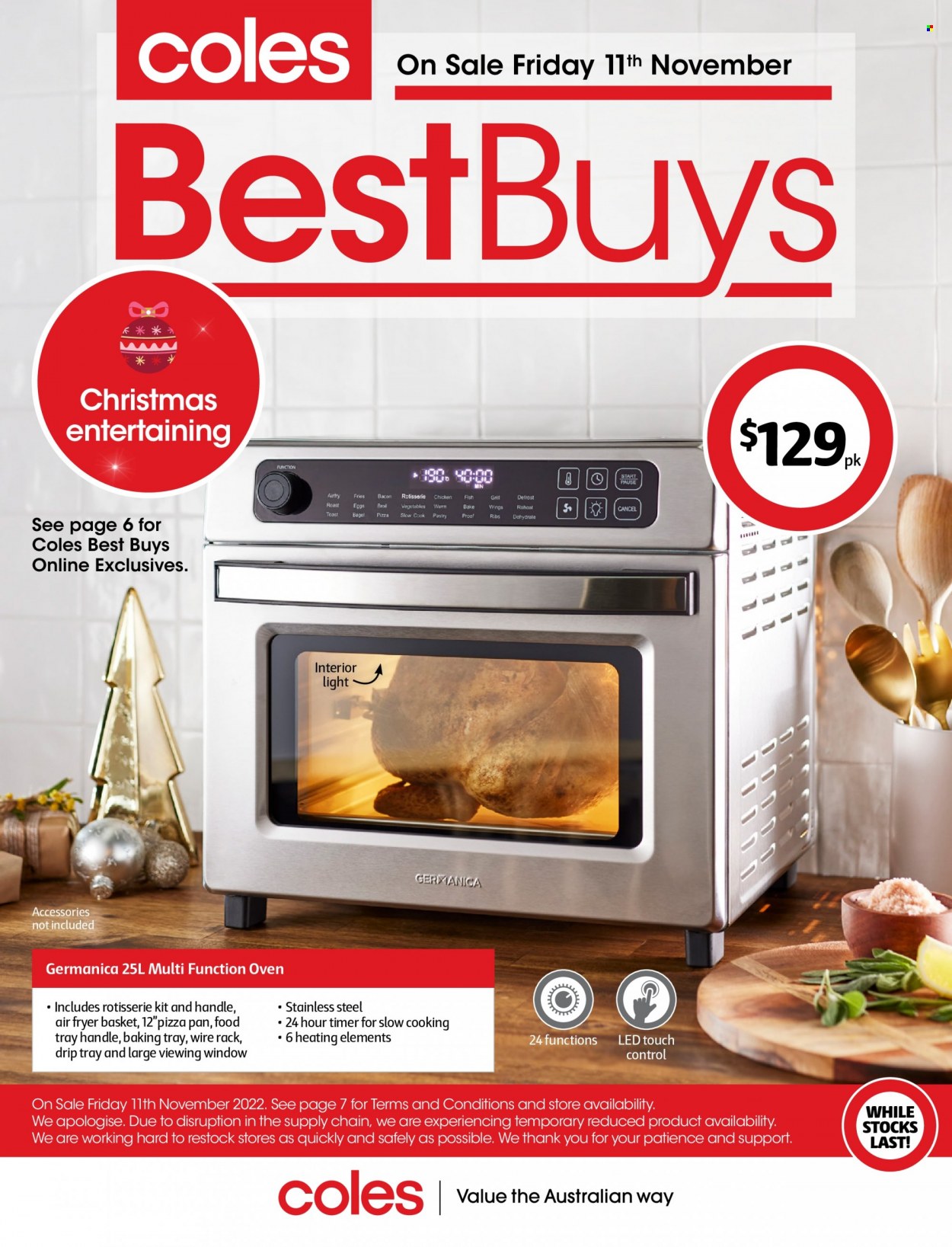 Coles catalogue - 11 Nov 2022 - 17 Nov 2022. Page 1