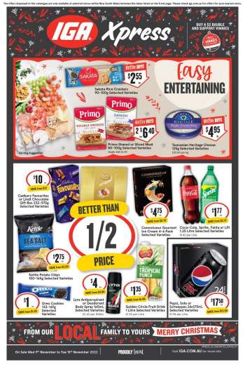 IGA Xpress Catalogue - 9 Nov 2022 - 15 Nov 2022.
