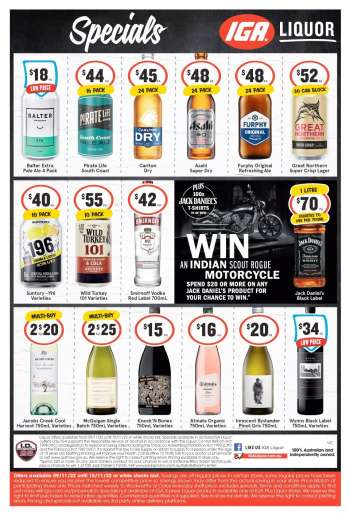 IGA LIQUOR Catalogue - 9 Nov 2022 - 15 Nov 2022.
