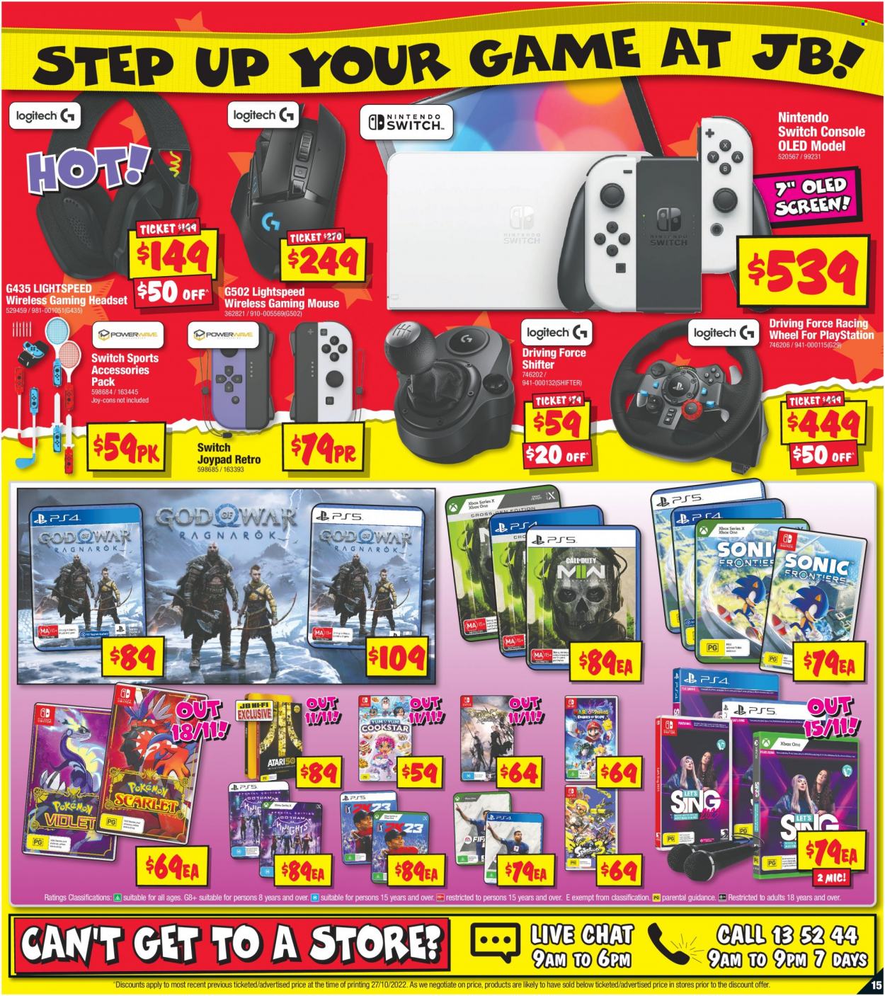 JB Hi-Fi catalogue - 10 Nov 2022 - 21 Nov 2022. Page 15