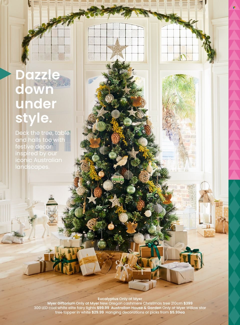 thumbnail - Myer Catalogue - Sales products - tree topper, christmas tree. Page 8.
