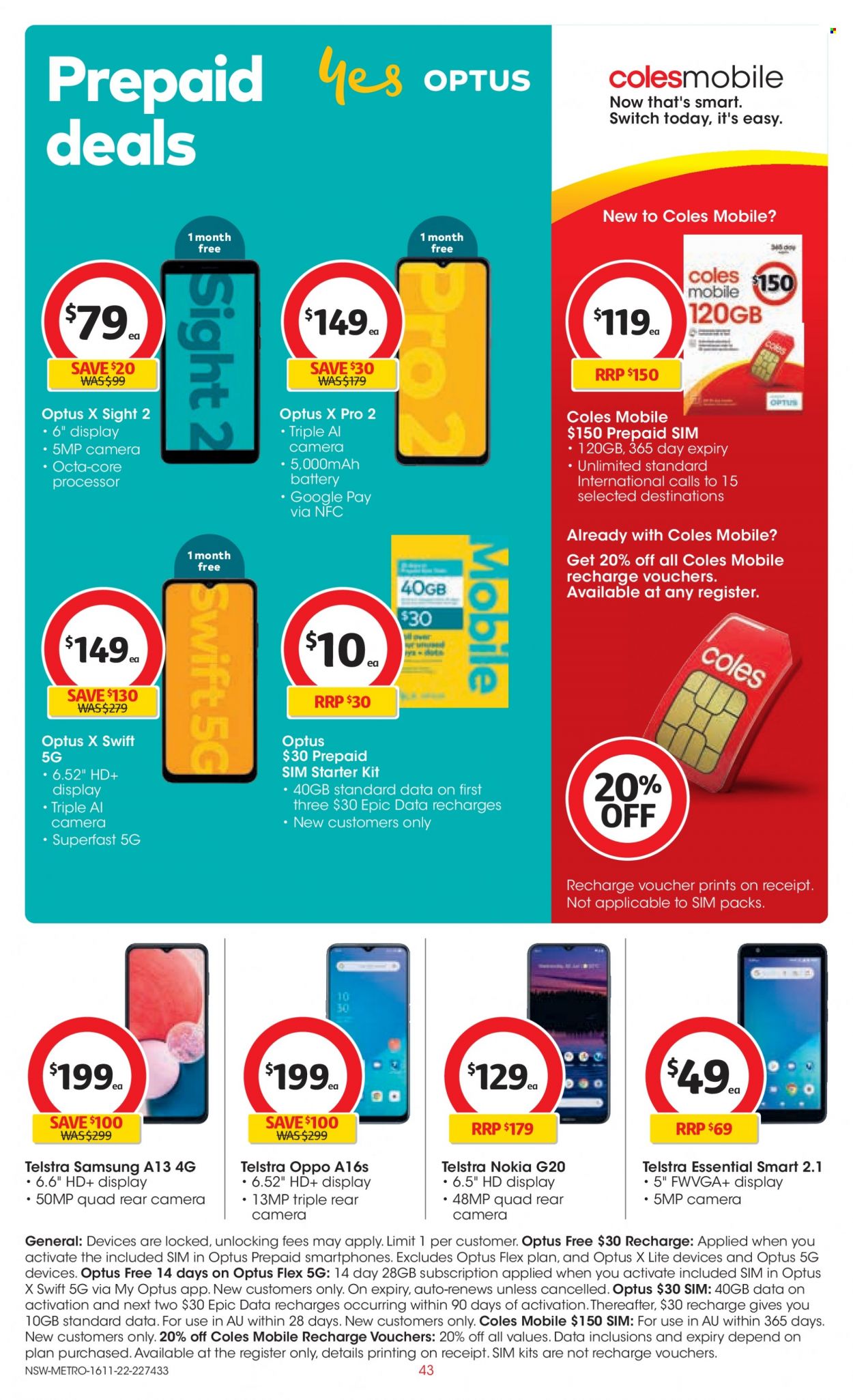 Coles catalogue - 16 Nov 2022 - 22 Nov 2022. Page 43