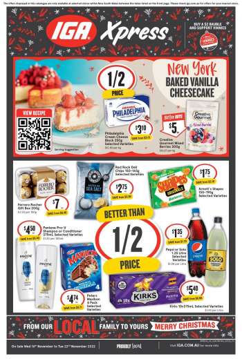 IGA Xpress Catalogue - 16 Nov 2022 - 22 Nov 2022.
