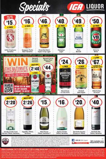 IGA LIQUOR Catalogue - 16 Nov 2022 - 22 Nov 2022.