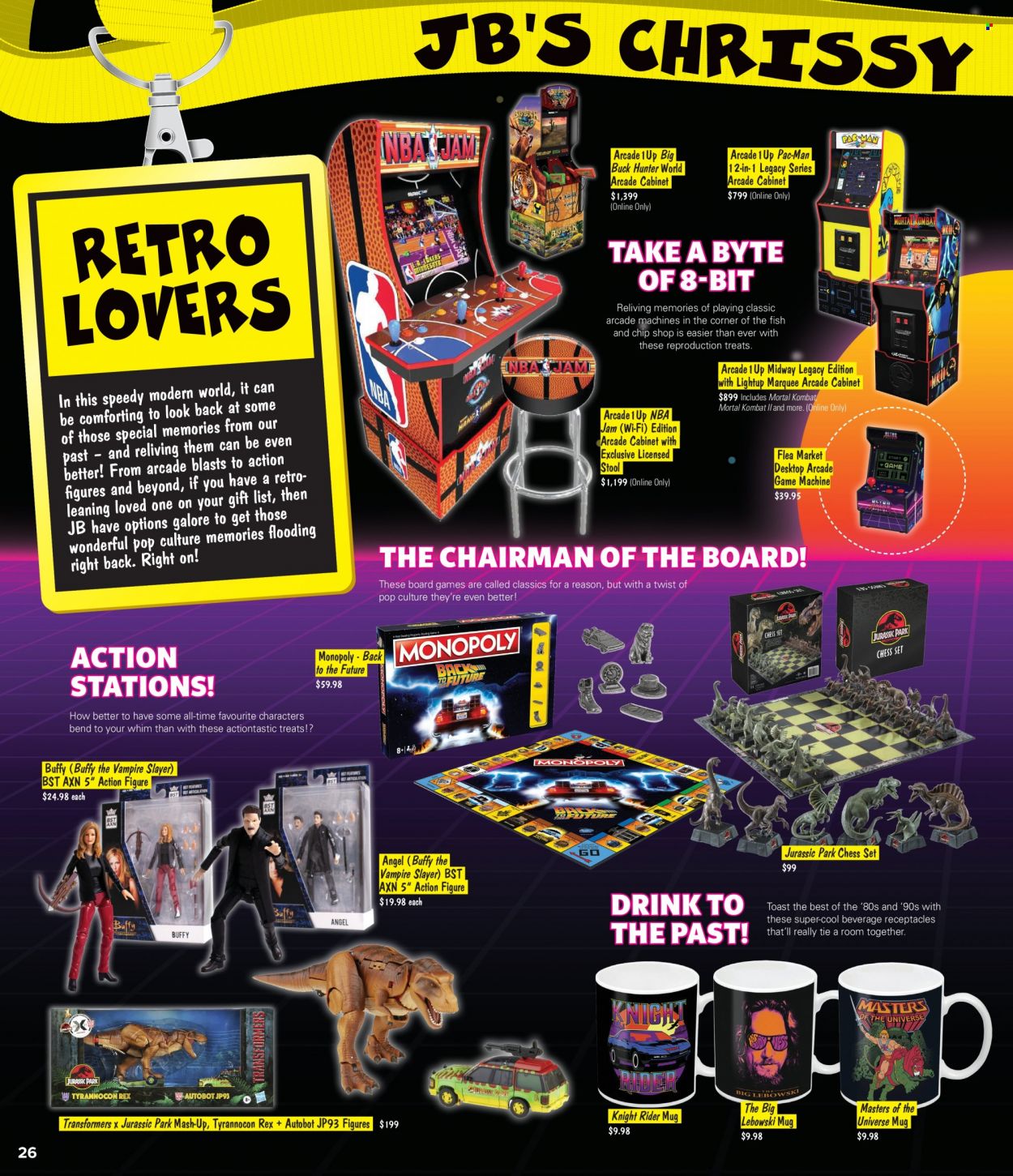 thumbnail - JB Hi-Fi Catalogue - 14 Nov 2022 - 24 Dec 2022 - Sales products - Monopoly, board game, autobot. Page 26.