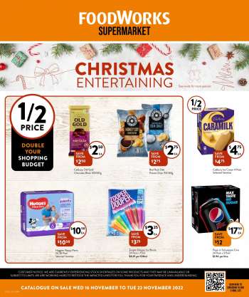 Foodworks Catalogue - 16 Nov 2022 - 22 Nov 2022.