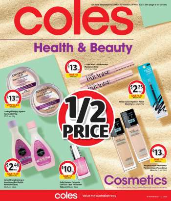 Coles Catalogue - 23 Nov 2022 - 29 Nov 2022.