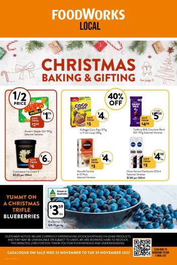 Foodworks Catalogue - 23 Nov 2022 - 29 Nov 2022.